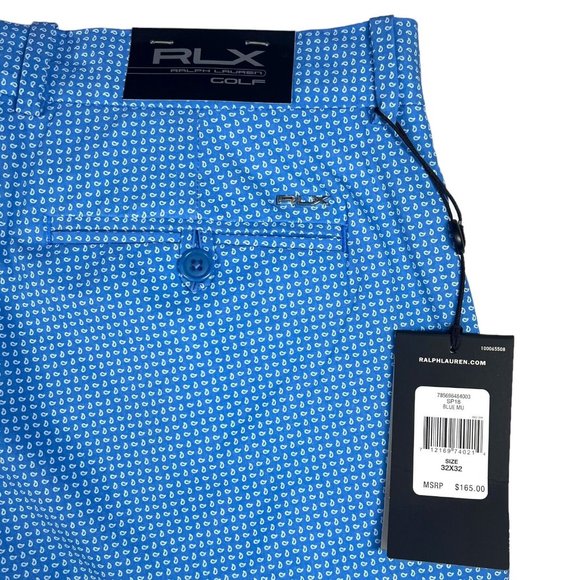 RLX Ralph Lauren Golf Pants Men 32x32 Paisley Print Performance Stretch NWT - Picture 4 of 16